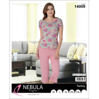 Домашний костюм женский футболка с капри  NEBULA 14009